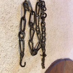 Chain link metal belt